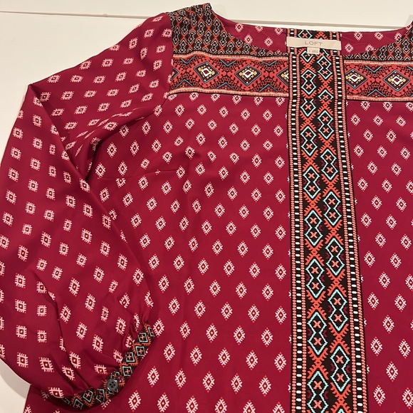 NWOT LOFT Mid Length Shift Dress - Picture 3 of 5